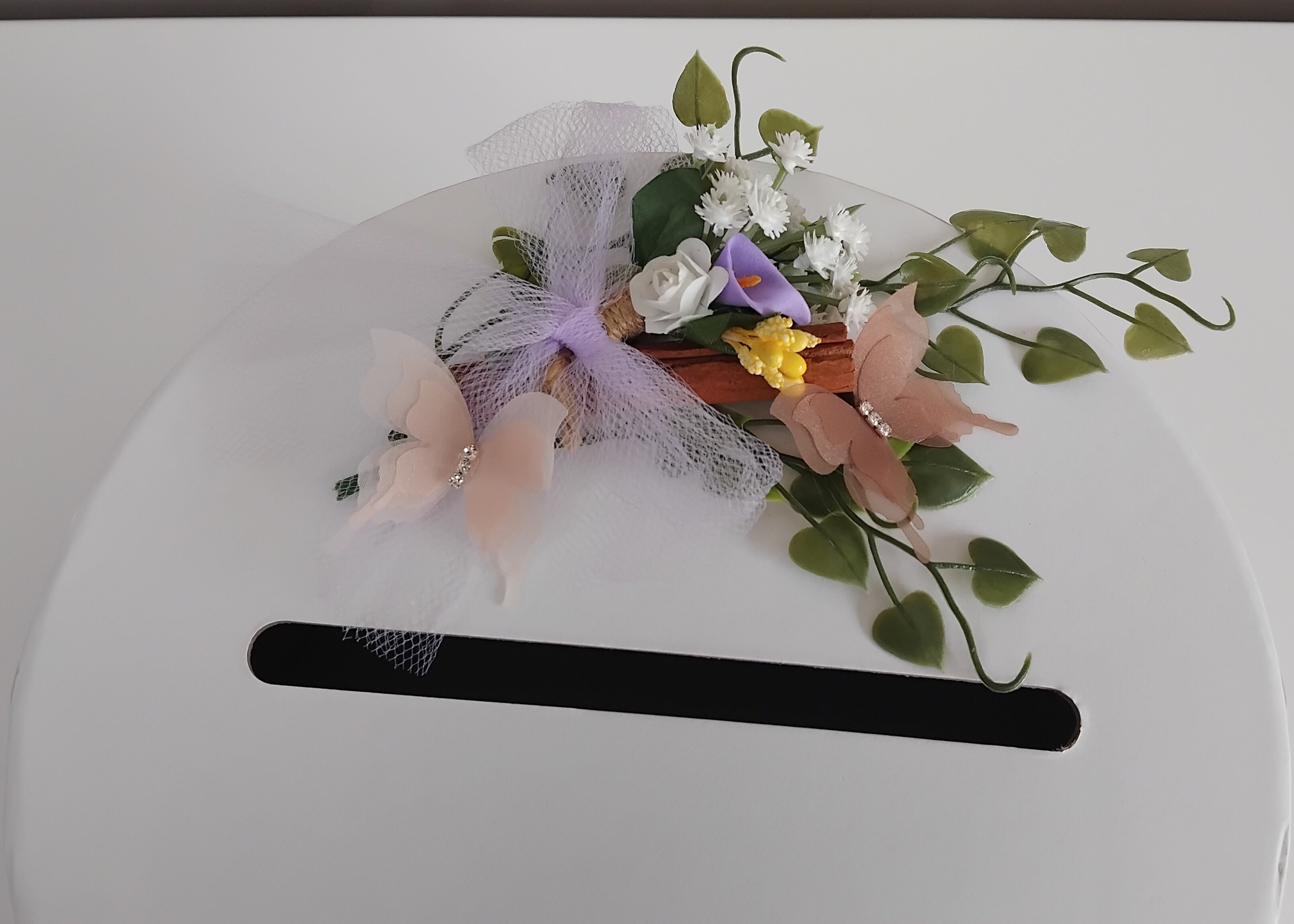 Urne mariage champêtre