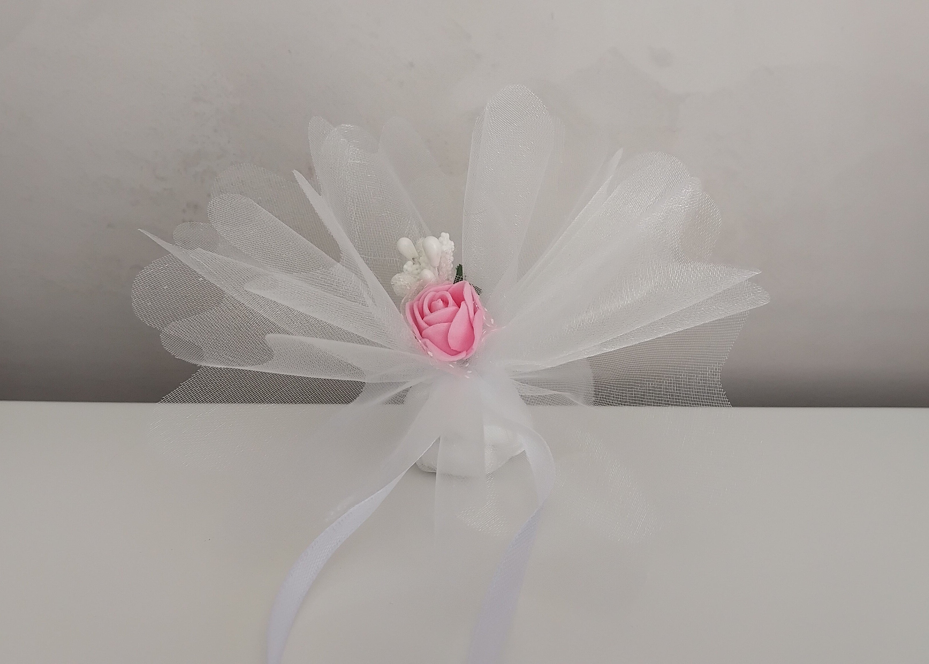 Le ballotin fleuri rose