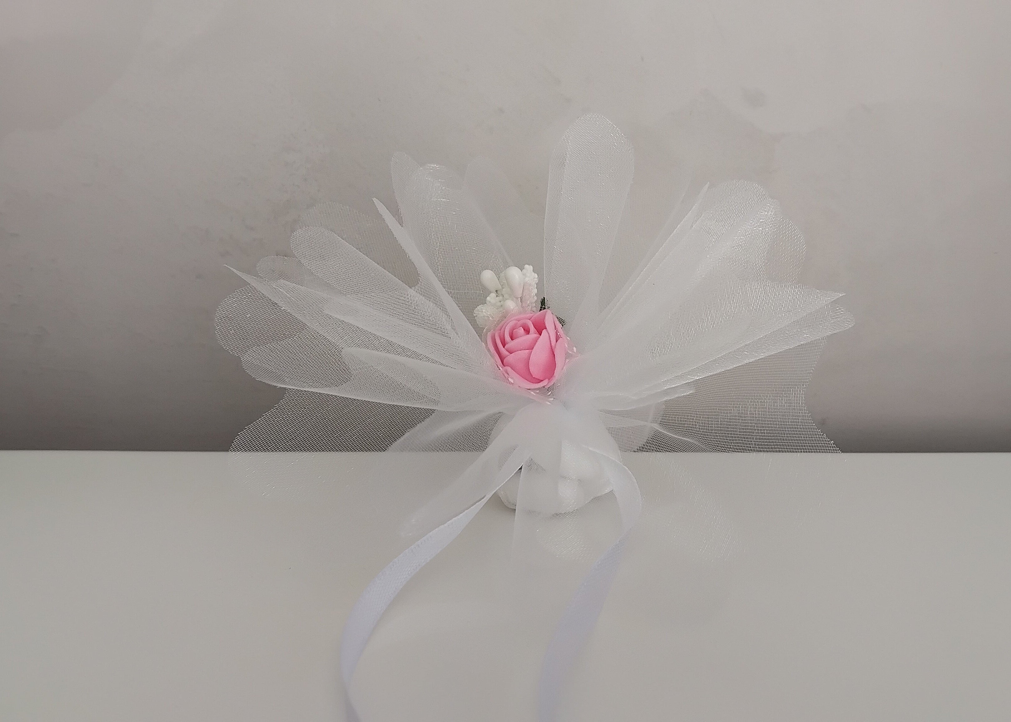Le ballotin fleuri rose